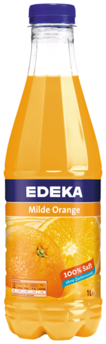 EDEKA Milde Orange 1l Fl. PET-Einweg